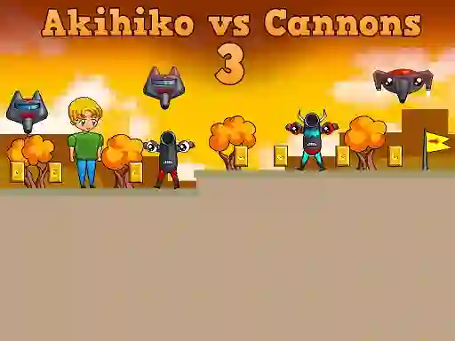 Mäng Akihiko vs Cannons 3 Internetis