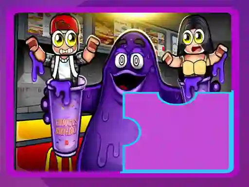 Mäng Grimace Shake Puzzle Internetis