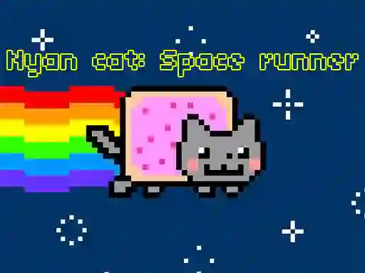 Mäng Nyan Cat: Space runner Internetis
