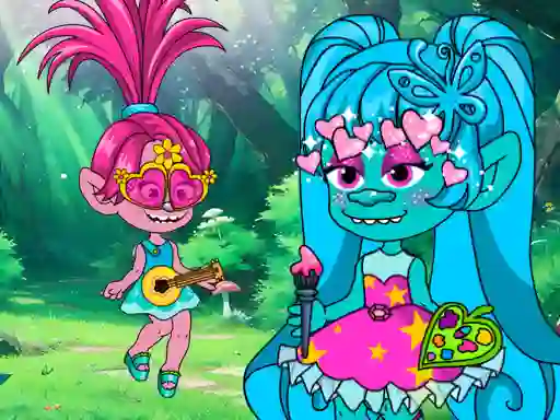 Mäng Chibi Troll Fashion Maker Internetis