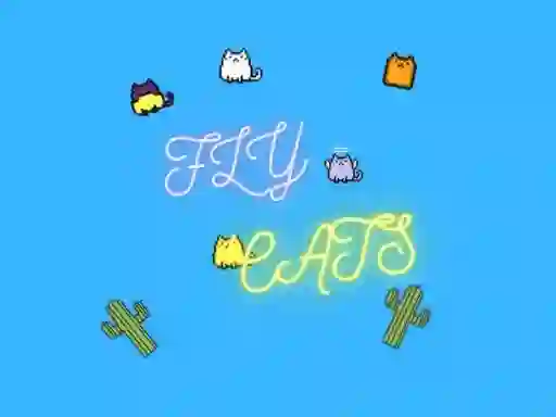 Mäng Fly Cats Internetis