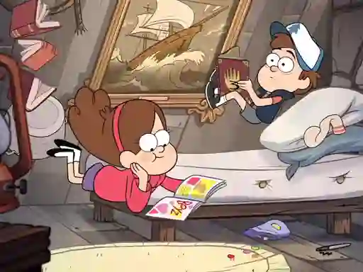 Mäng Gravity Falls Slide Internetis