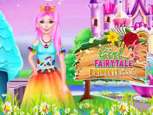 Mäng Girl Fairytale Princess Look Internetis