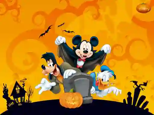 Mäng Disney Halloween Jigsaw Puzzle Internetis