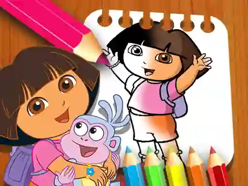 Mäng Dora the Explorer the Coloring Book Internetis