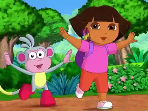 Mäng Dora The Explorer Coloring Internetis