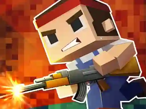 Mäng Blocky Shooting Swat Multiplayer Internetis