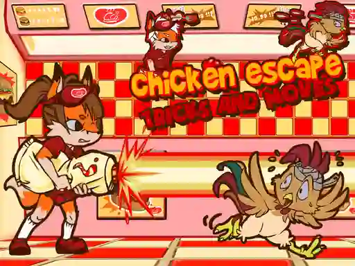 Mäng Chicken Escape Tricks and moves Internetis