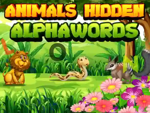 Mäng Animals Hidden AlphaWords Internetis