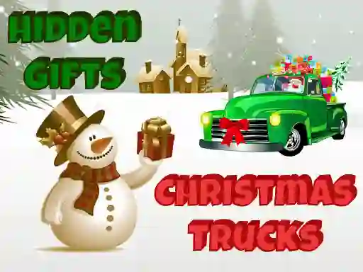 Mäng Christmas Trucks Hidden Gifts Internetis