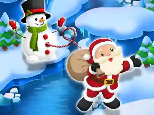 Mäng Santa SnowMan Jump Internetis