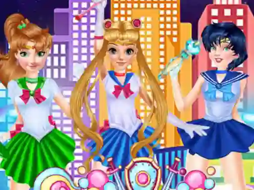 Mäng Sailor Moon Cosplay Show Internetis