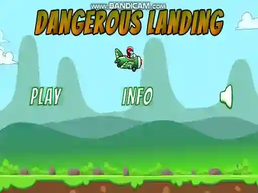 Mäng Dangerous Landing Internetis