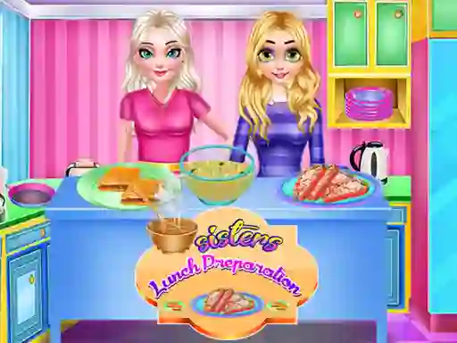 Mäng Sisters Lunch Preparation Internetis