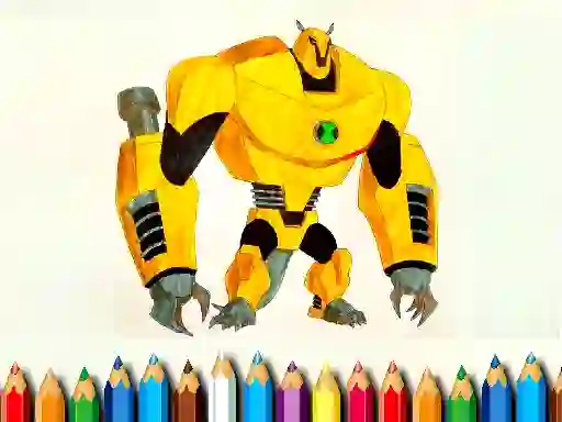 Mäng Ben10 Monsters Coloring book Internetis