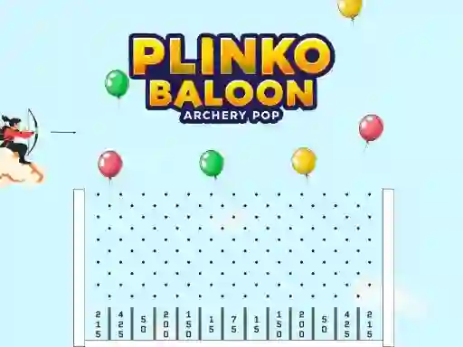Mäng Plinko Ballon Archery Pop Internetis