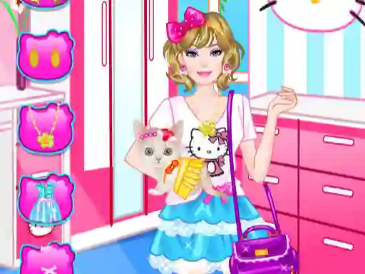 Mäng Barbie With Kitty Internetis