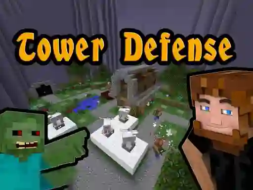 Mäng Minecraft Tower Defense Internetis