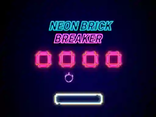 Mäng Neon Brick Breaker Internetis