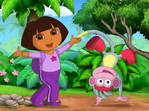 Mäng Find 7 Differences Dora Internetis
