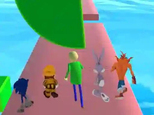 Mäng Fun Race 3D baldi's basics Internetis