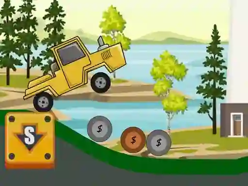 Mäng Hill Climb Tractor 2D Internetis