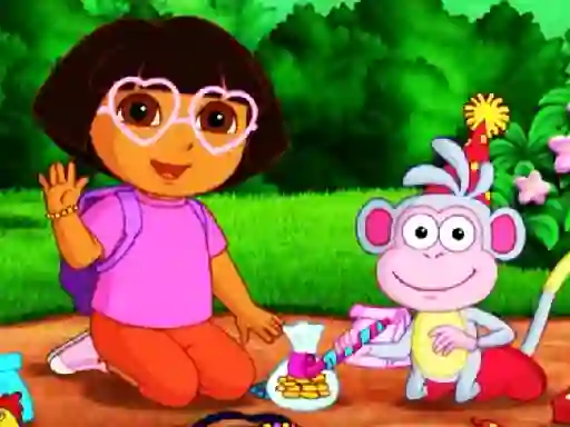 Mäng Dora Kids Puzzles Internetis