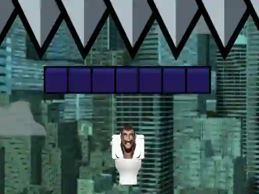 Mäng Skibidi Toilet City Jumper Internetis