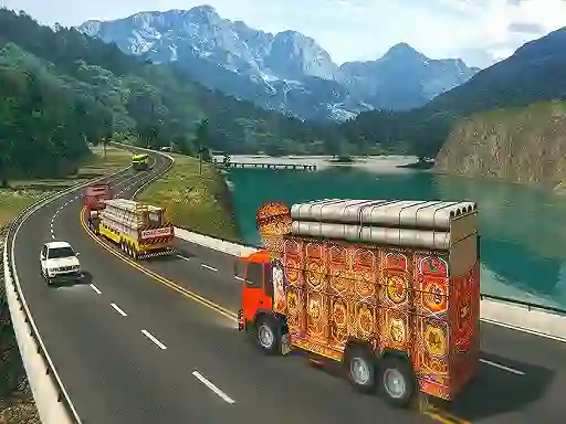 Mäng Indian Cargo Truck Gwadar Port Game Internetis