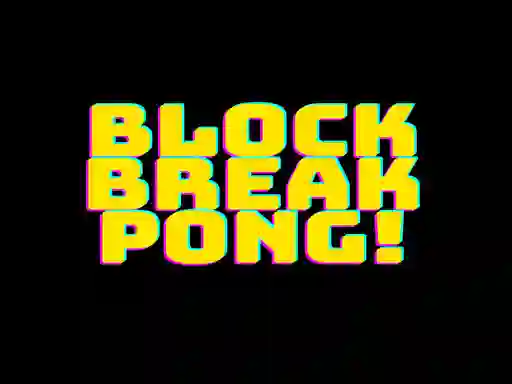 Mäng Block break pong! Internetis