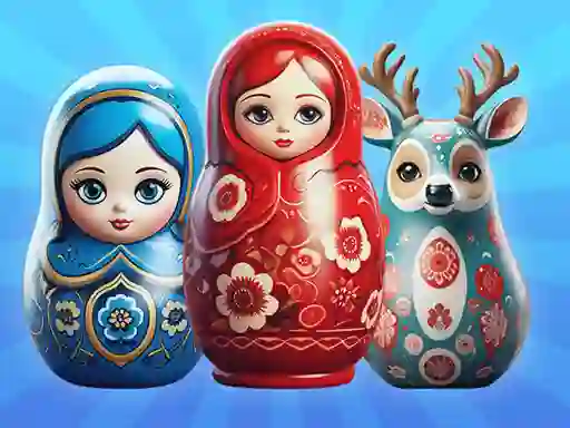Mäng Sort by Matryoshka Shelves! Internetis