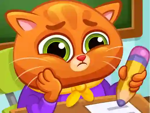 Mäng Lovely Virtual Cat At School Internetis