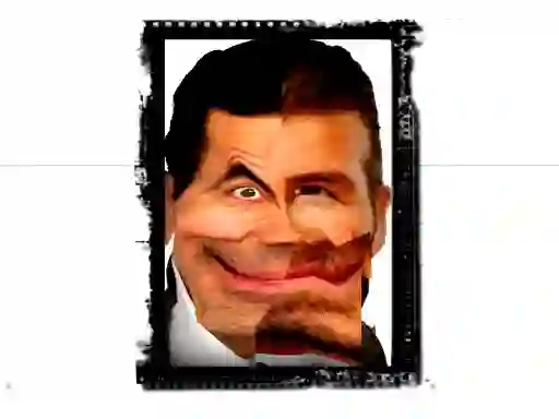 Mäng Funny Mr Bean Face Internetis