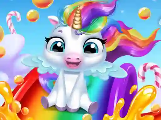 Mäng Glitter Unicorn Dress Up Girls Internetis
