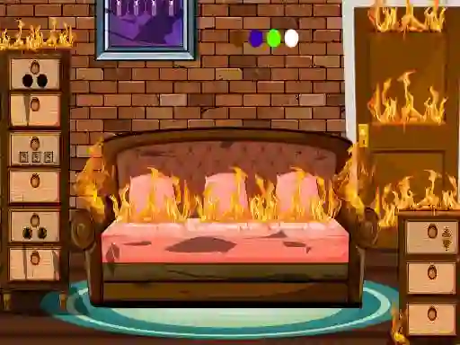 Mäng Fired House Escape Internetis
