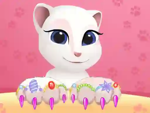 Mäng Talking Tom Angela Great Manicure Internetis