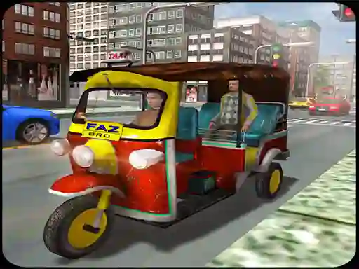 Mäng Tuk Tuk City Driver 3D Internetis
