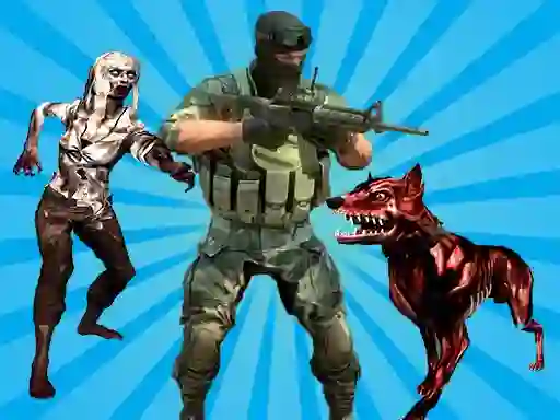 Mäng Good Guys VS Bad Boys Zombie Internetis