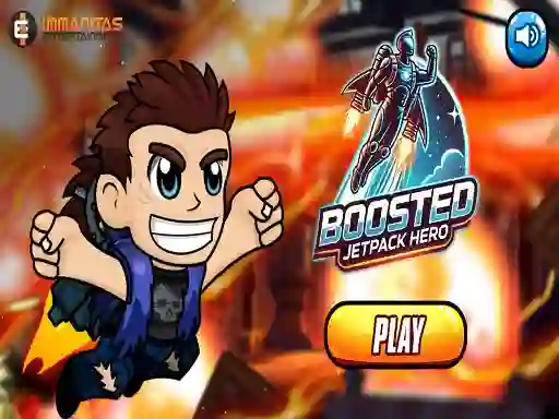 Mäng Boosted Jetpack Hero Internetis