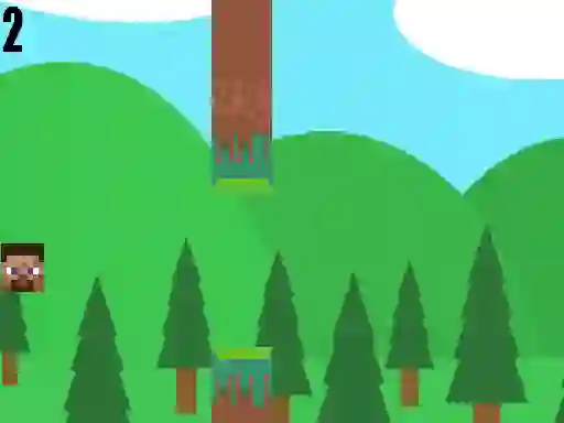 Mäng MC Flappy Steve Internetis