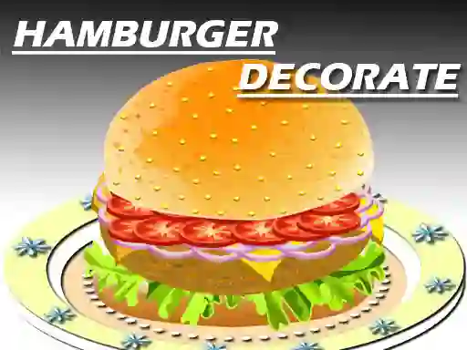 Mäng Hamburger Decorating Internetis