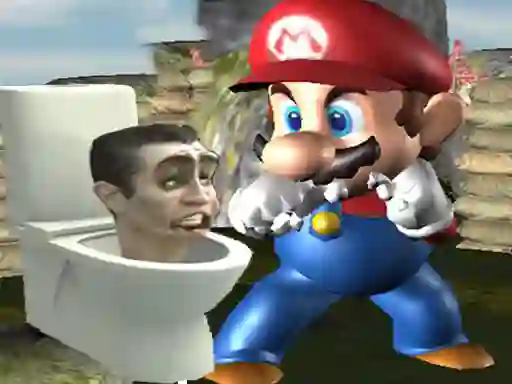 Mäng Super Spy Mario VS Skibidi Toilet Internetis