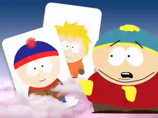Mäng South Park memory card match Internetis