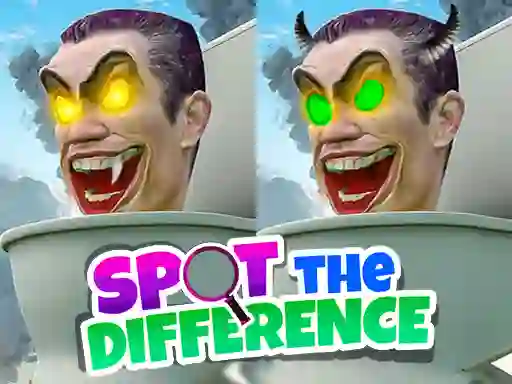 Mäng Skibidi Toilet Spot the Difference Internetis