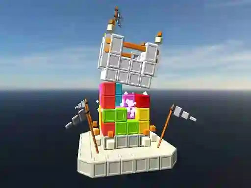 Mäng Castle Destruction Blocks Internetis