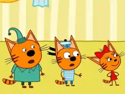 Mäng Three Сats Jigsaw Puzzle Collection Internetis