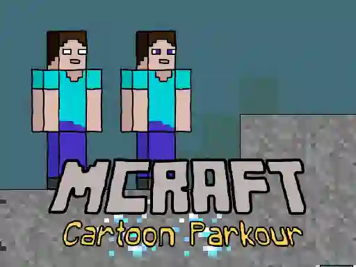 Mäng Mcraft Cartoon Parkour Internetis