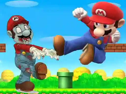 Mäng Super Mario vs Zombies Internetis