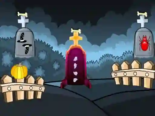 Mäng Halloween Scary Cemetery Escape Internetis