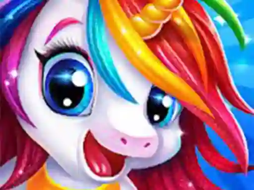 Mäng Unicorn Make up Girl Internetis